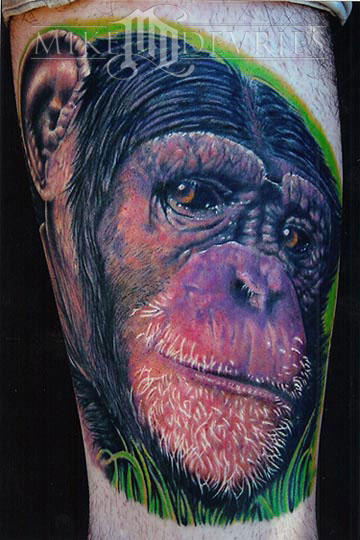 Mike DeVries - Monkey Tattoo 